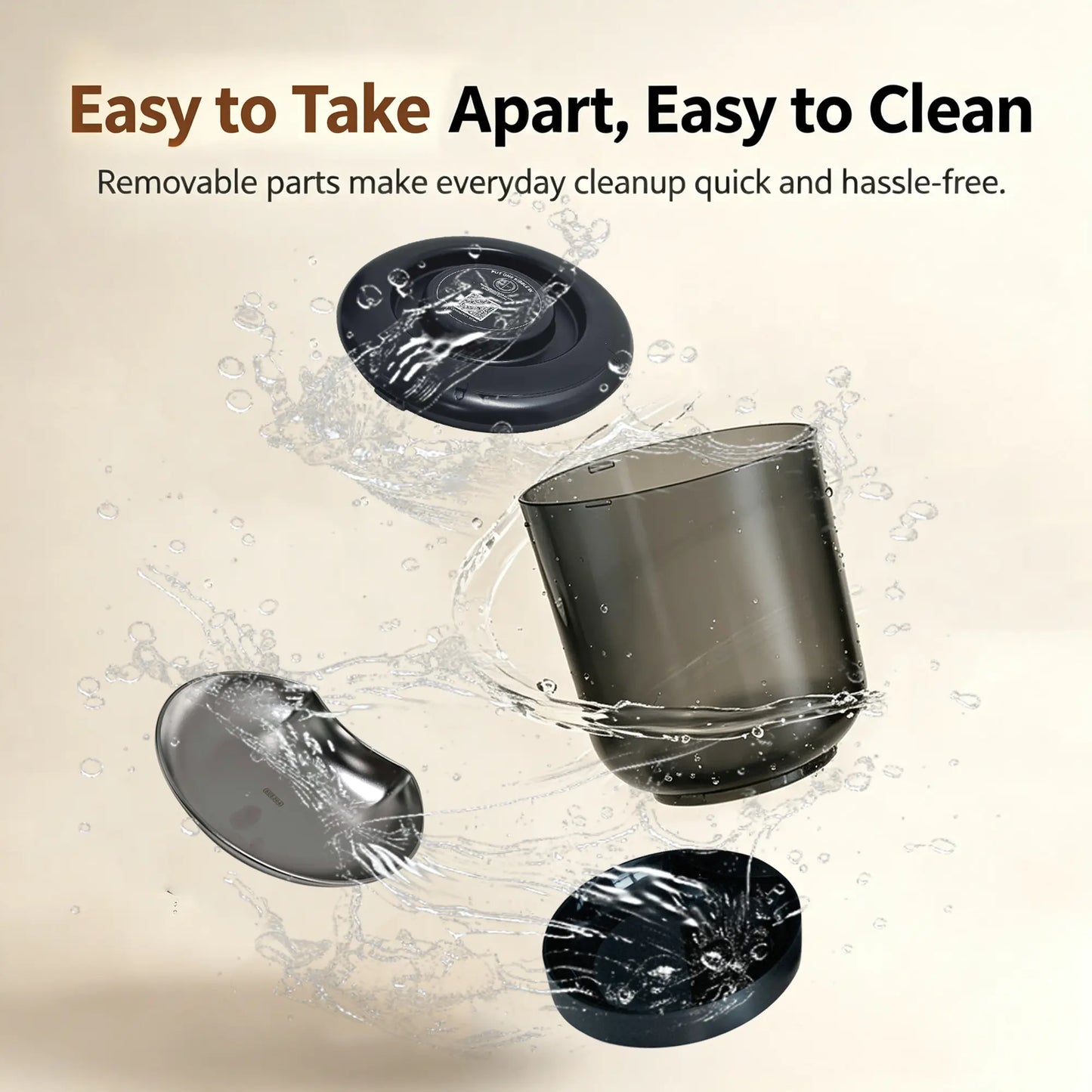 Taleboss Smart Automatic Cat Feeder with Integrated Camera, 5L Capacity, Laser Toy, 1080P HD, App Control, Night Vision, Dual Band Wifi, and Two-Way Audio