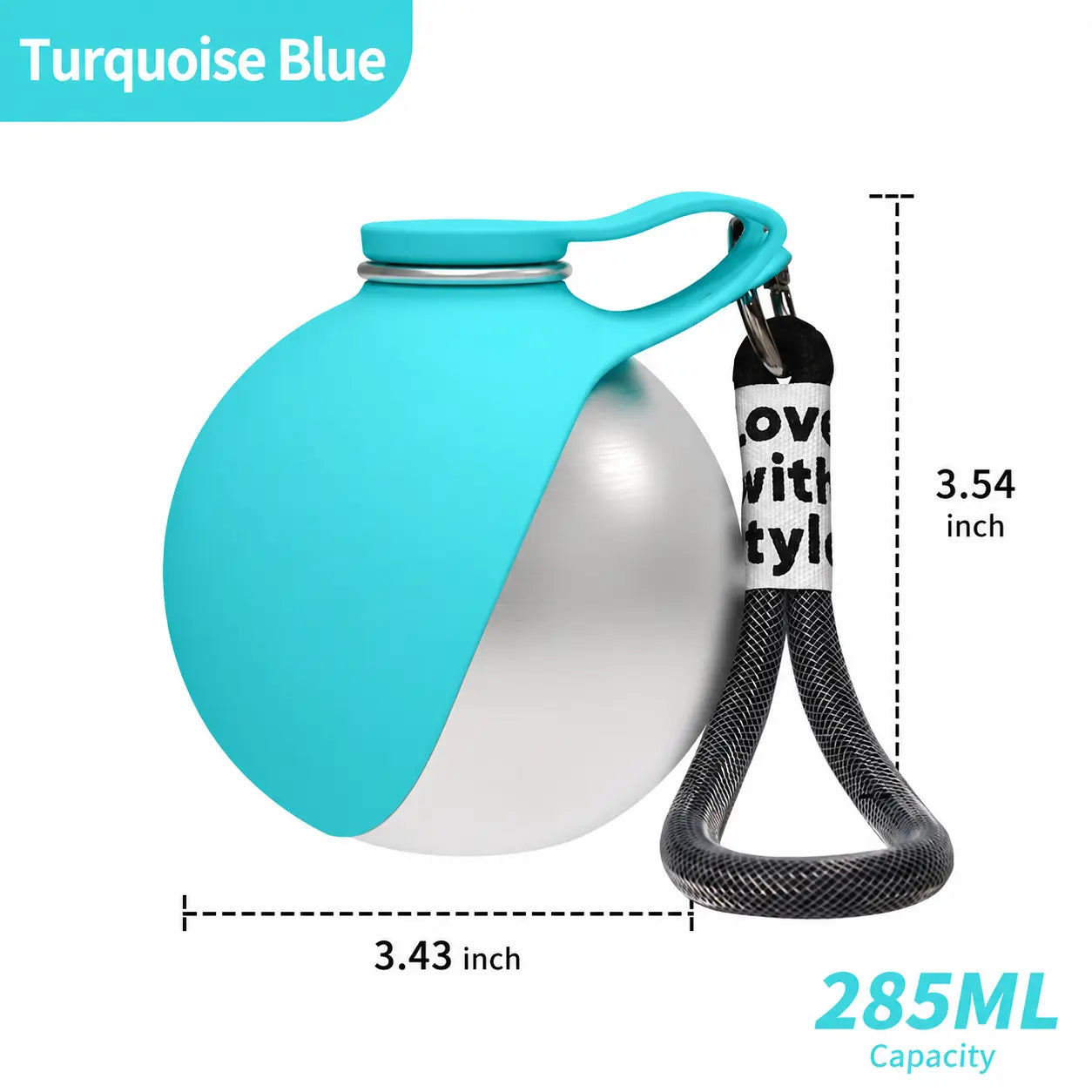 Premium Spill-Proof Dog Water Dispenser – High-Quality Portable Bottle for All-Terrain Travel with Easy One-Handed Operation and Guaranteed Leak-Free Performance