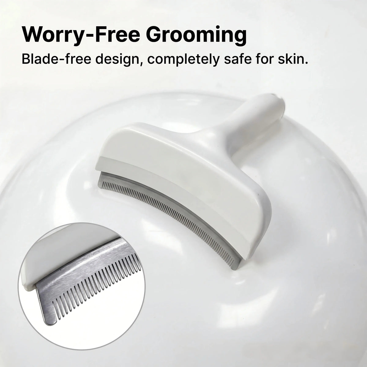 Premium Pet Deshedding Brush and Undercoat Rake for Long-Haired Dogs and Cats, Efficient Dematting and Fur Grooming Tool