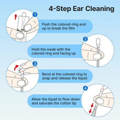 Pawfirst Pet Ear Cleaning Cotton Swabs – Earwax & Odor Remover for Cats & Dogs, Individually Wrapped, Break-To-Release Liquid, Dry/Wet Dual-Use, 100 Pack with Aloe, Witch Hazel & Chamomile Formula #Summervibes #Petlovers
