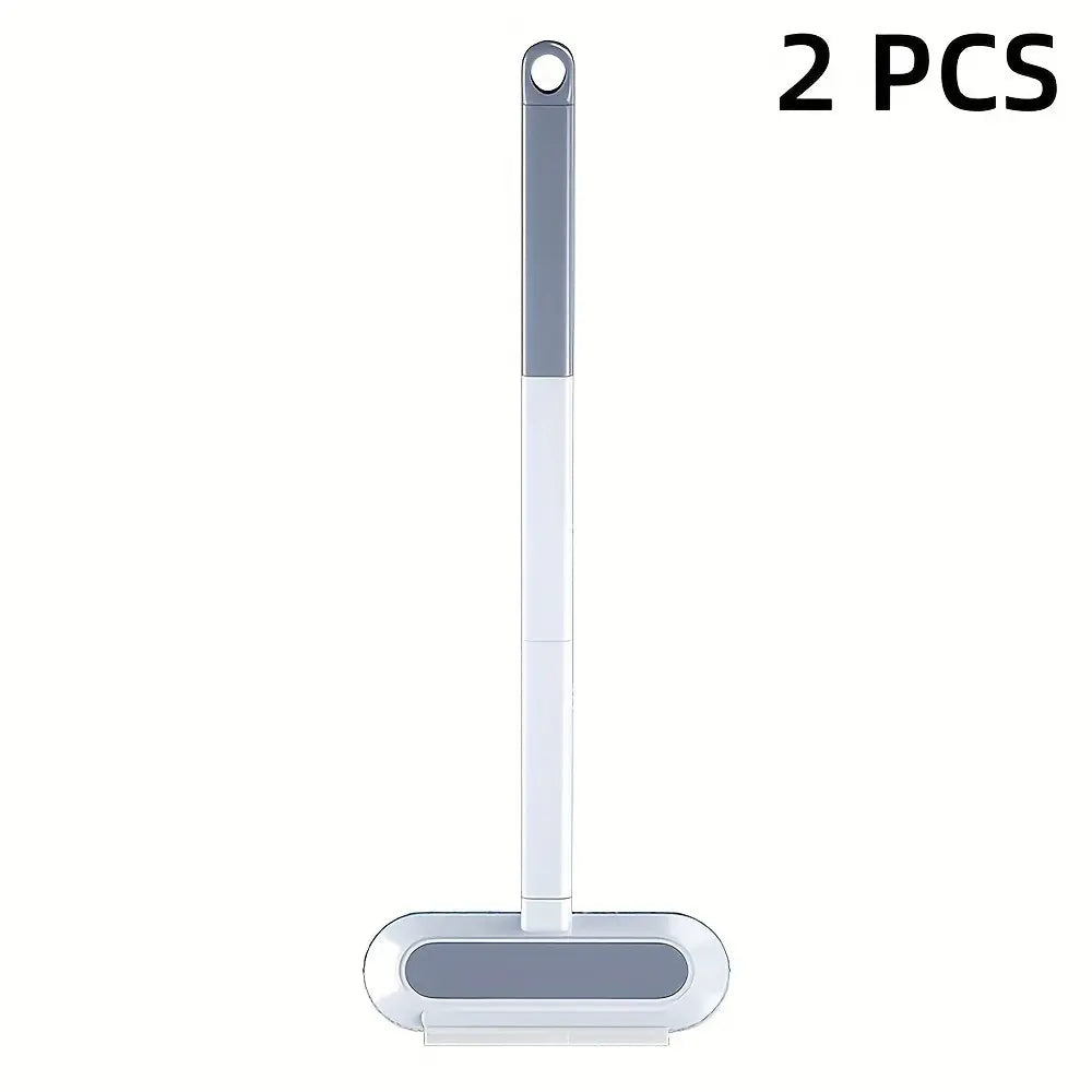 Upgraded Reusable Pet Hair Remover Brush – Extra-Long Handle Lint Cleaner for Dog & Cat Hair, Washable Multi-Surface Tool for Furniture, Bedding, Clothes & Car Interiors