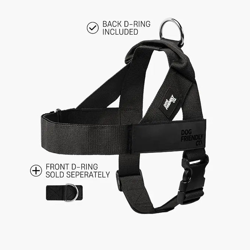 Dog Friendly Co. Harness - Easy to Fit No-Pull Design - Safe Secure and Comfortable - Ideal for All Dogs - Chafe-Resistant Lightweight Straps - Adjustable Straps for Perfect Fit