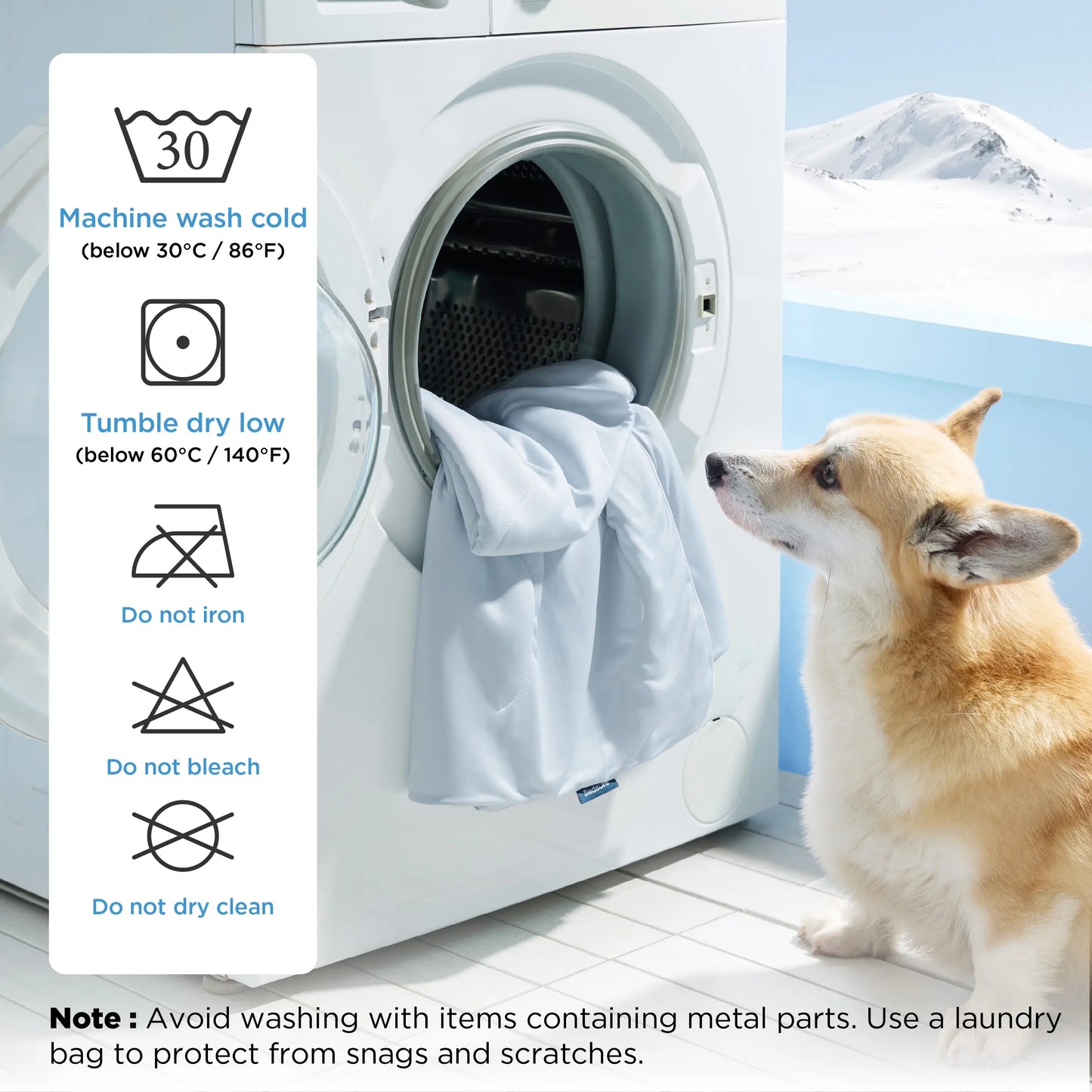 Bedsure Cooling Dog Blanket - Keeps Pets Cool, Lightweight Design, Breathable & Washable