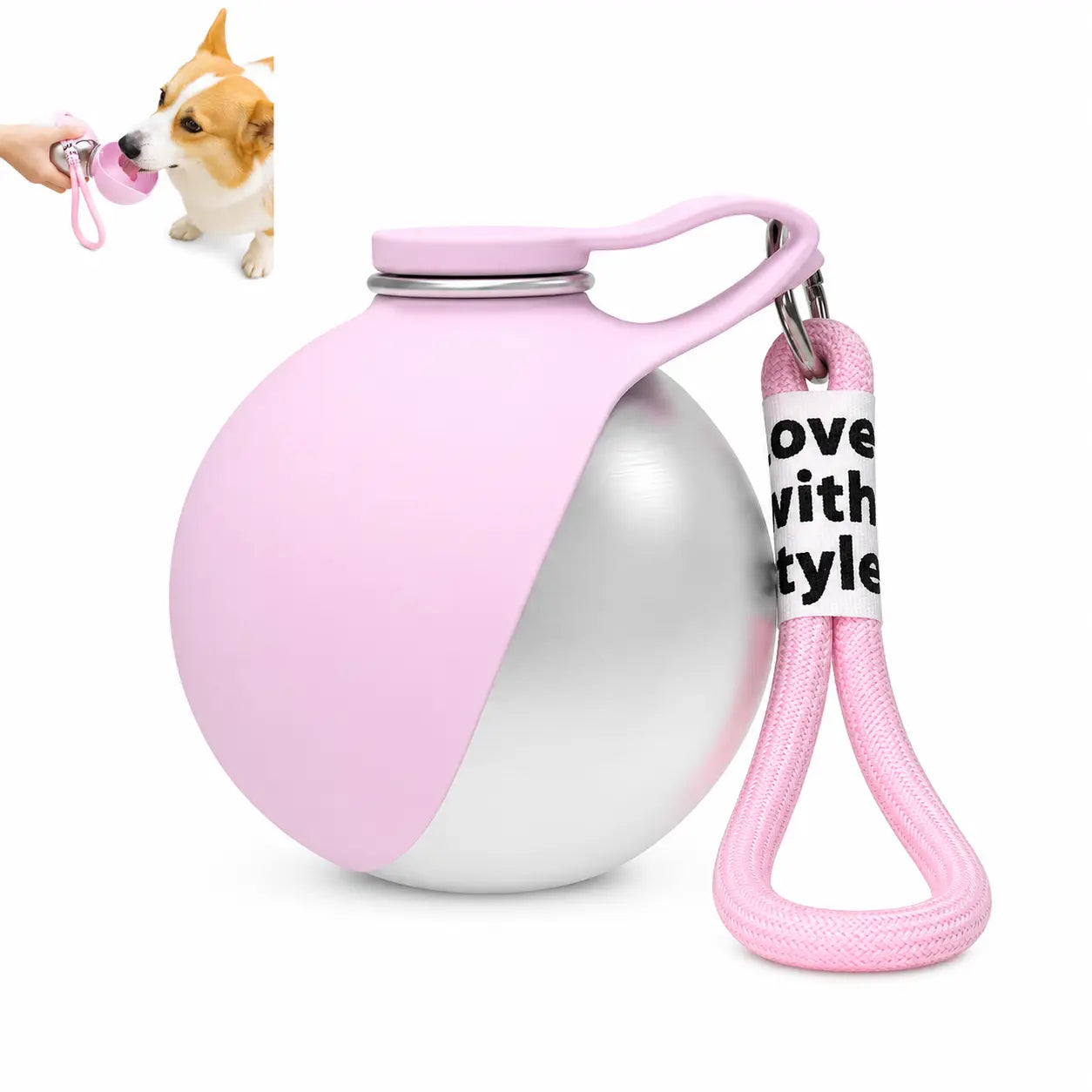 Premium Spill-Proof Dog Water Dispenser – High-Quality Portable Bottle for All-Terrain Travel with Easy One-Handed Operation and Guaranteed Leak-Free Performance